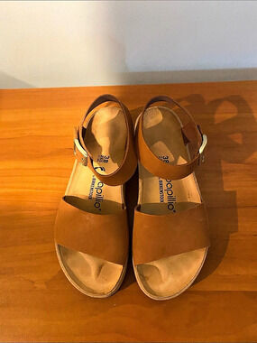 Papillio Women's Brown Buckle Sandals EU 38